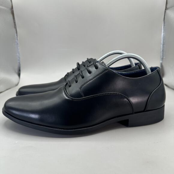Perry Ellis Portfolio Nelson Shoes Mens Size 9W Black Nelson Oxford Dress main image 6